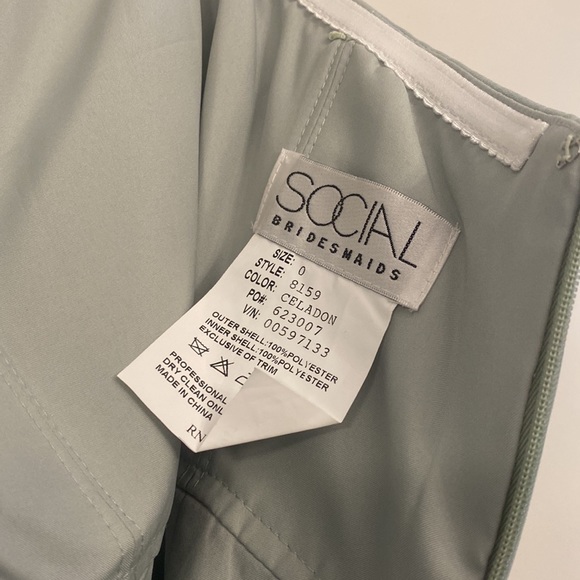 NWT Social Bridesmaid Dress Style 8159 - Picture 6 of 6